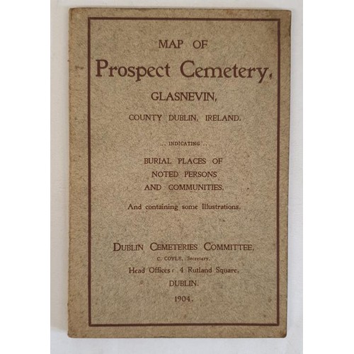 32 - Map of Prospect Cemetery, Glasnevin, County Dublin. Dublin Cemeteries Committee. 1904. Folding map a... 