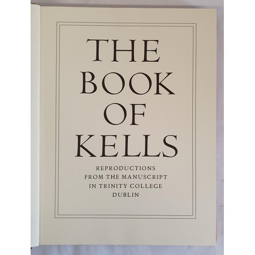 103 - Henry, Francoise. The Book of Kells: Reproductions from the Manuscript in Trinity College, Dublin. L... 