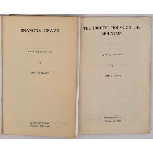 111 - John B. Keane; Sharon’s Grave, First edition, first print PB, Progress House 1960 The Highest ... 