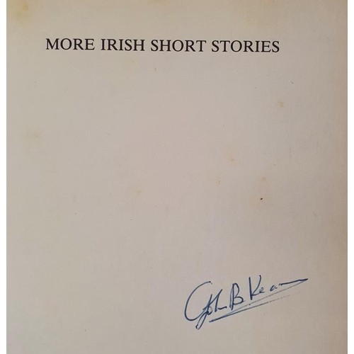 112 - John B. Keane; More Irish short stories, Signed PB, Mercier Press 1990 Letters to the Brain, First e... 