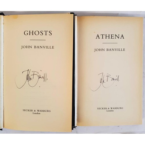 135 - John Banville; Ghosts, Signed first edition, first print, HB, Secker & Warburg 1993 Athena; Sign... 