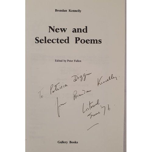 160 - Brendan Kennelly: New and Selected Poems SIGNED 1976, 1st Ed; Salvation The Stranger, limited editio... 