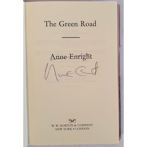 167 - Anne Enright; The Green Road, Signed first US edition, first print HB, Norton 2015