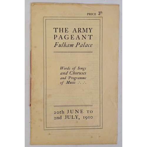 195 - The Book of The Army Pageant Held at Fulham Palace – F.R. Benson & Algernon Tudor, Craig, ... 