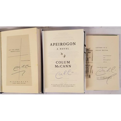 206 - Colum McCann; Let the Great World Spin, Signed first edition, first print HB, Bloomsbury 2009 Apeiro... 