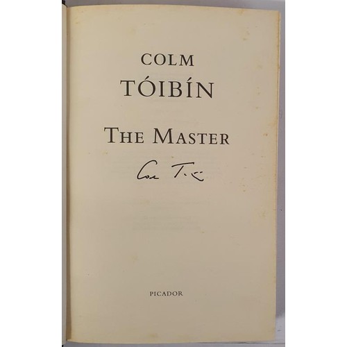 209 - Colm Tóibín; The Master, Signed first edition, first print, HB, Picador 2004