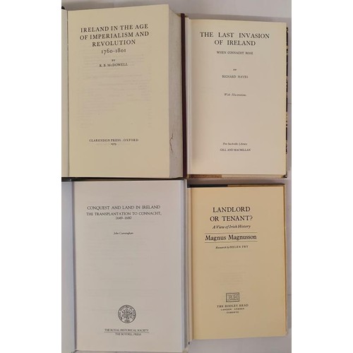 241 - Conquest and Land in Ireland. Transplantation to Connacht 1649-1680 by Cunningham; The Last Invasion... 