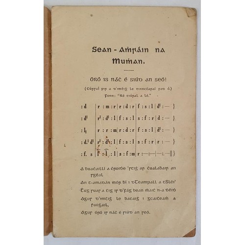 266 - Sean-Amráin Na Muman - Songs Of Munster. 16 page booklet c early 1900's