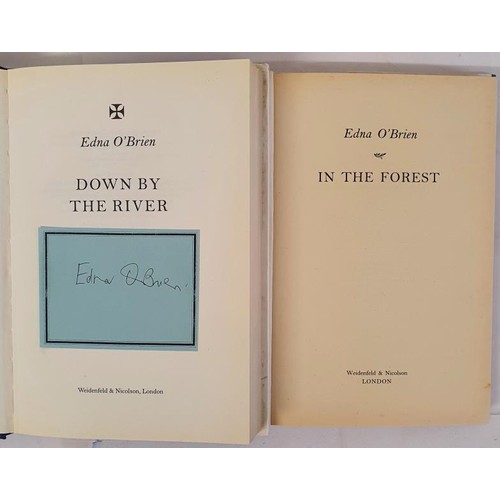 280 - Edna O’Brien; Down by the River, First edition, first print with bookplate signed by the autho... 