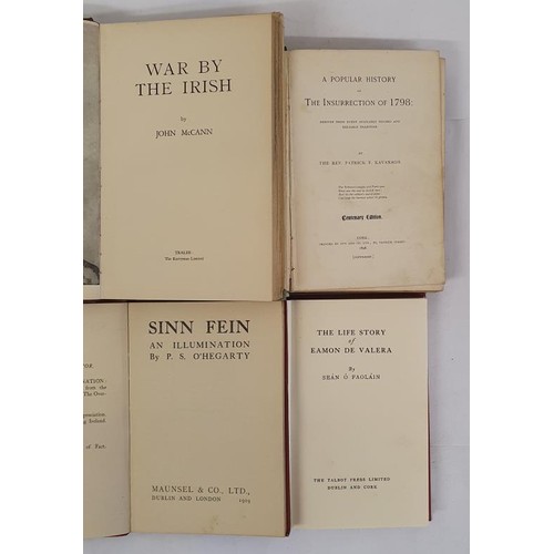 315 - P. S. O'Hegarty 'Sinn Fein - An Illumination', 1919; War by The Irish by John McCann, 1946, 1st Ed, ... 