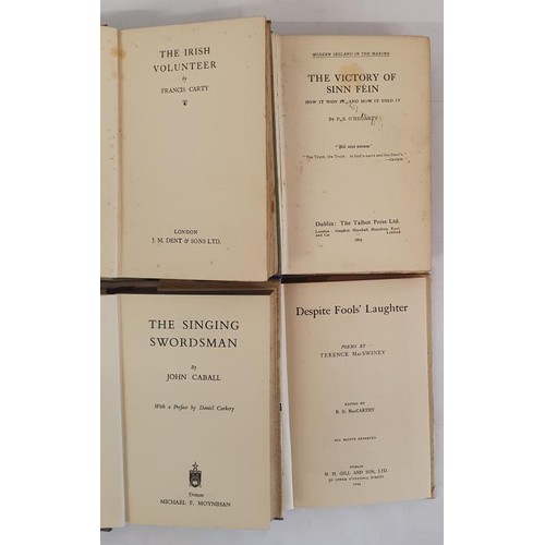 318 - Irish Nationalism: The Singing Swordsman by John Caball- a Tale of Kerry in the days of the Cavalier... 