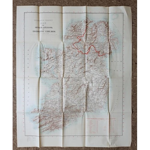 322 - Saorstat Eireann: Irish Free State Official Handbook. Ernest Benn Limited. c1932 with map