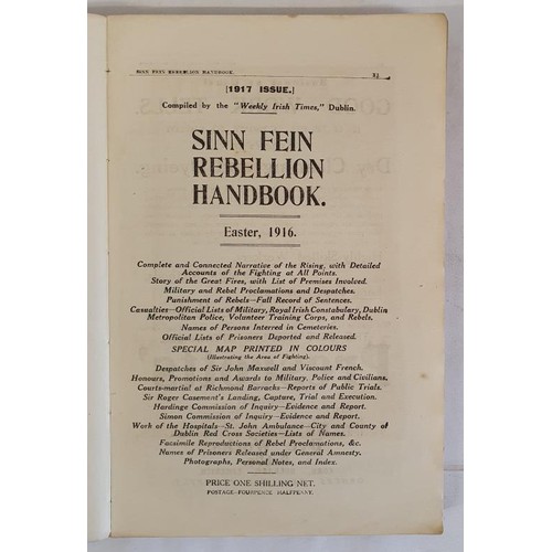 333 - Sinn Fein Rebellion Handbook: 1917 edition of the Handbook, an extremely useful reference on the 191... 