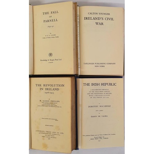 337 - MacArdle, The Irish Republic, 1951; Alison Phillips, W. The Revolution In Ireland 1906-1923, 1926; L... 