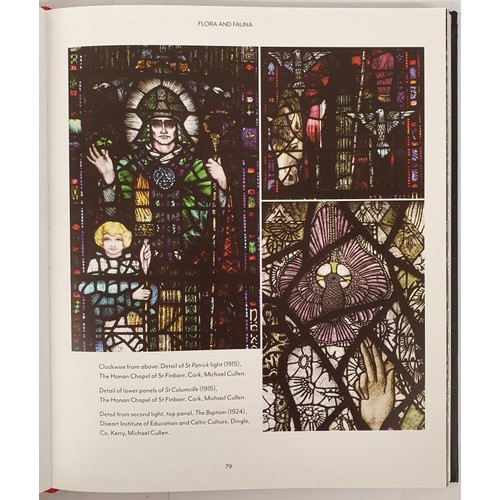 390 - Dark Beauty Detail in Harry Clarke’s Stained Glass by Costigan and Cullen; Irish Country Furni... 