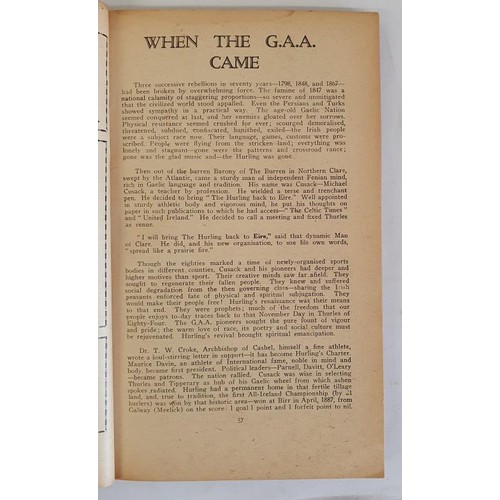 402 - Hurling. Ireland’s National Game. ‘Carbery’. Dublin. 1946. 118 pages. decorative w... 