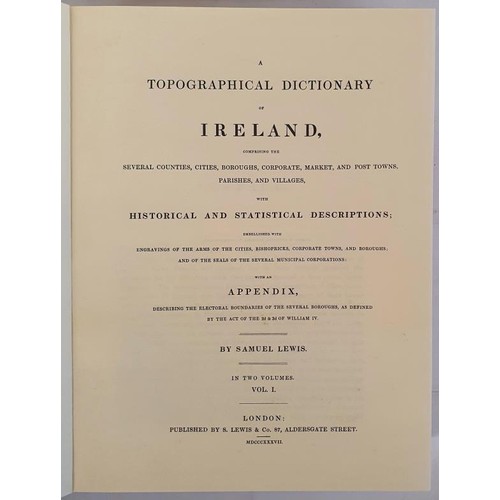 414 - A Topographical Dictionary of Ireland, Counties, Cities, Boroughs, Corporate, Market, and Post Towns... 