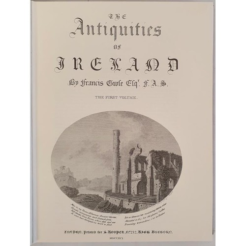 490 - The Antiquities of Ireland by Francis Grose. Kilkenny, Wellbrook Press, 1982. illustrations, diagram... 