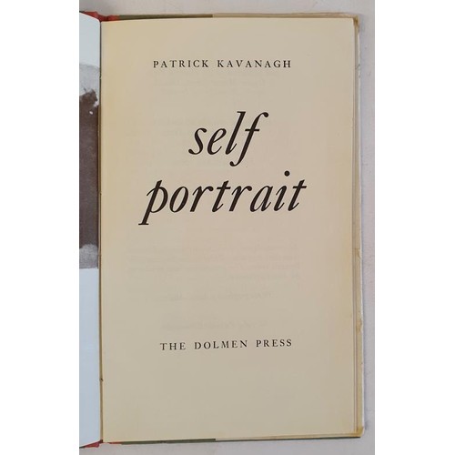 495 - Patrick Kavanagh - Self Portrait, published by the Dolmen Press, 1964. Photographs by Liam Miller. F... 