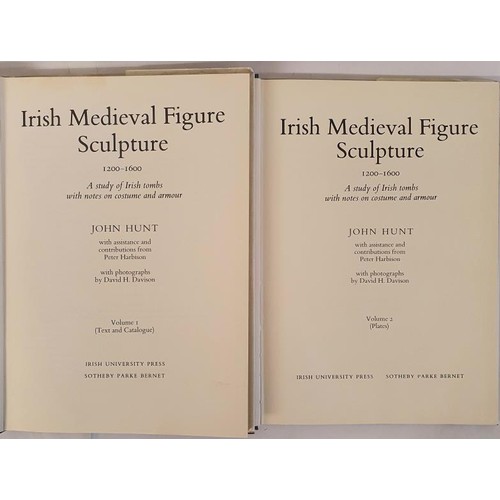 509 - Irish Medieval Figure Sculpture 1200-1600. A study of Irish tombs with notes on costume and armour. ... 