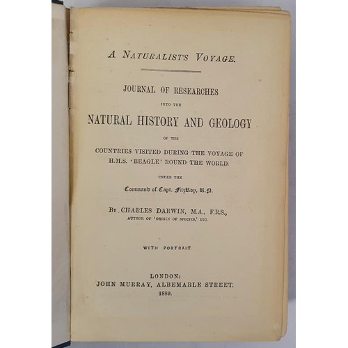 520 - Charles Darwin. Journal of Researches into the Natural History and Geology of Countries Visited duri... 