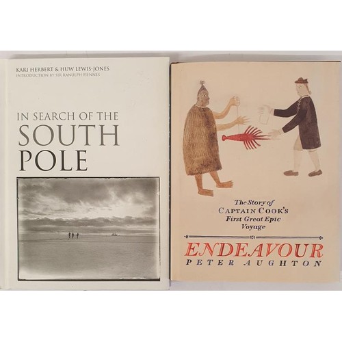 527 - K. Herbert & H. Lewis-Jones. In Search of the South Pole. 2011. 1st. Illustrated and Peter Aught... 