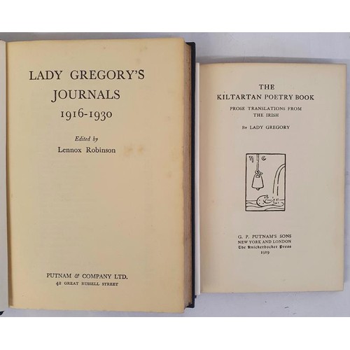 533 - Lady Gregory. The Kiltartan Poetry Book. 1919. 1st and Lady Gregory's 1916-1930. Edited by Lennox Ro... 