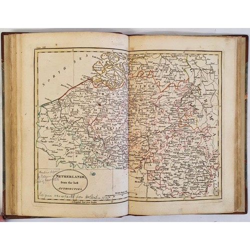 535 - A Fine Bound Atlas comprising engraved maps of Sweden, Denmark, Norway and Finland; Northern Part of... 