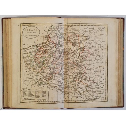 535 - A Fine Bound Atlas comprising engraved maps of Sweden, Denmark, Norway and Finland; Northern Part of... 