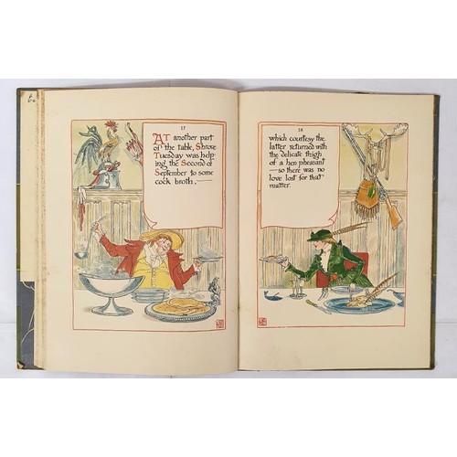 539 - Walter Crane. A Masque of Days. 1901. 1st. Quarto. With fine colour plates. Original decorative clot... 