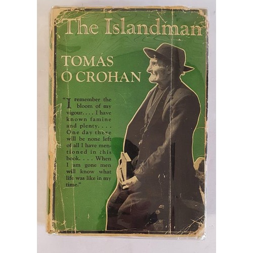 541 - The Islandman - Tomas O'Crohan (Translated by Robin Flowers), published 1935. First American Edition... 