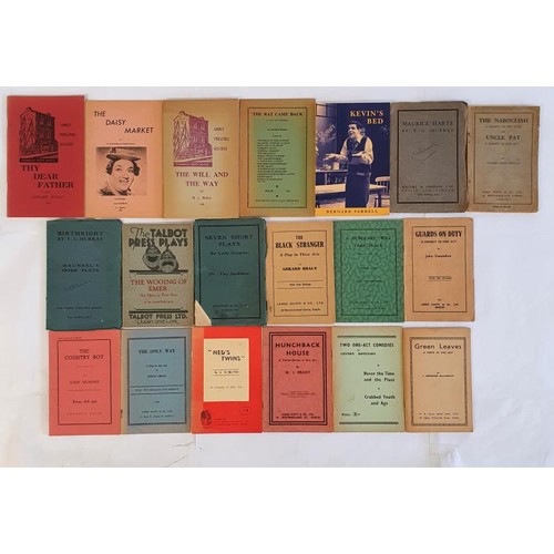 542 - Irish Drama, 19 titles many are first printings, circa 1910 to 1970, Seven Short Plays (The Jackdaw)... 