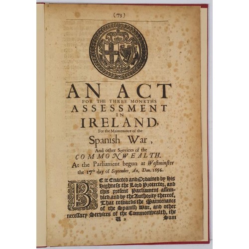 595 - An Act for the Three Months Assessment in Ireland for the Maintenance of the Spanish War and Other S... 