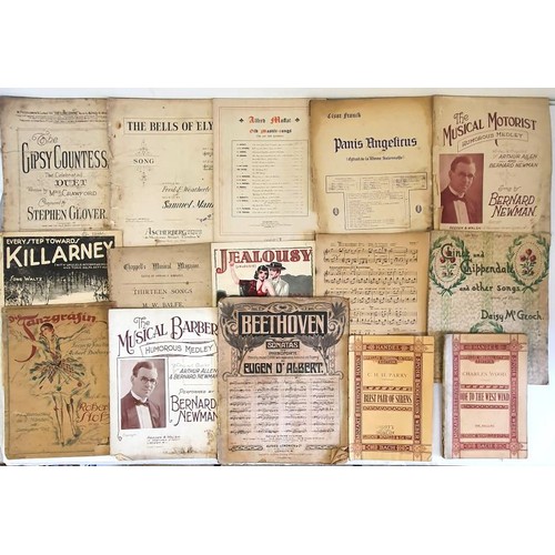 654 - Collection of Victorian and later song sheets. Classic, film, Killarney, popular all genres represen... 