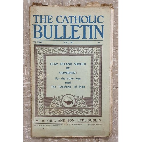 655 - Journals: Collection The Catholic Bulletin and book review earlies 1916, earliest 1916 latest 1934 c... 