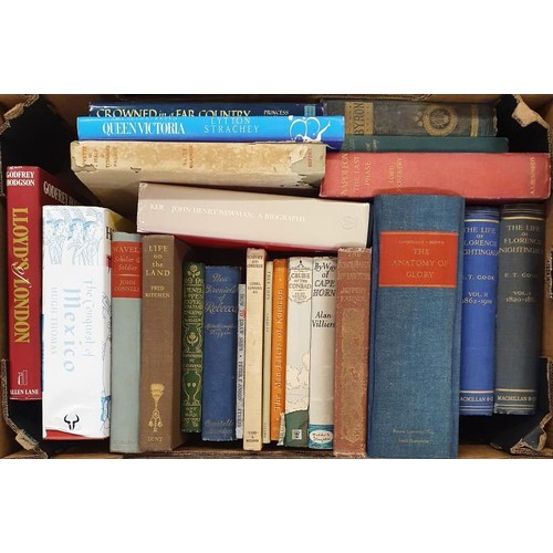 667 - Four Boxes of General Interest Books etc.