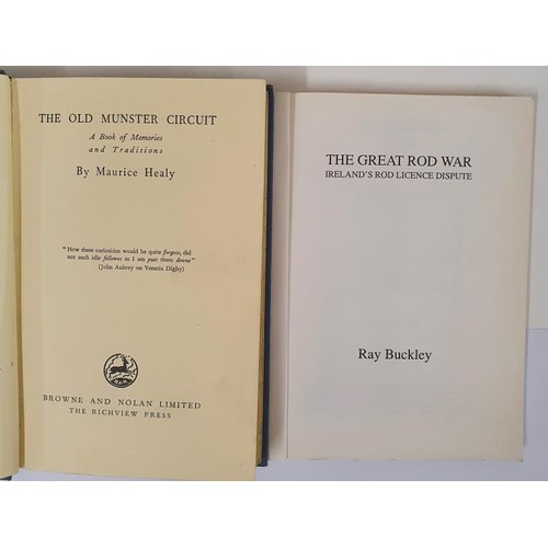 21 - Maurice Healy. The Old Munster Circuit. 1939. 1st and Ray Buckley. The Great Rod War - Ireland's Rod... 