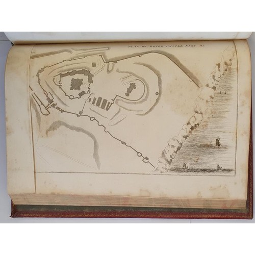 85 - Rev. W. Darell - 'The History of Dover Castle' (1797). 1st Edition wit 10 views of a plan of the Cas... 