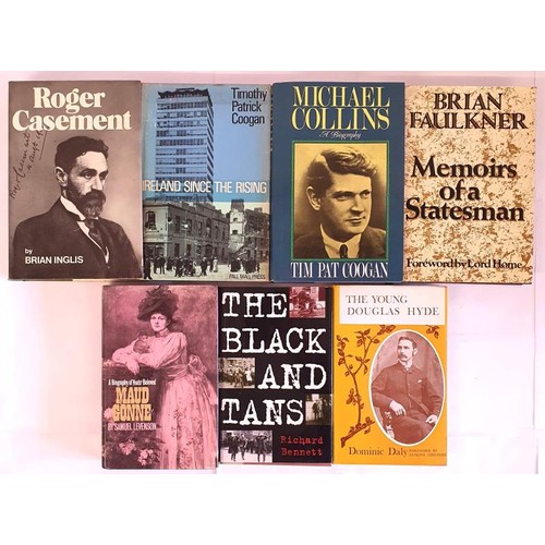 96 - Roger Casement by Brian Inglis; The Black and Tans by Bennett; The Young Douglas Hyde by Daly; Maud ... 