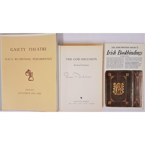 145 - Gaiety Theatre, Gala Re-Opening Performance 1955; Irish Bookbindings by Maurice Craig; The God Delus... 