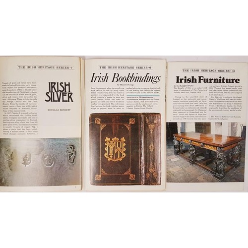 164 - Douglas Bennett. Irish Silver. 1976, Maurice Craig. Irish Book bindings 1976 and The knight of Glin.... 