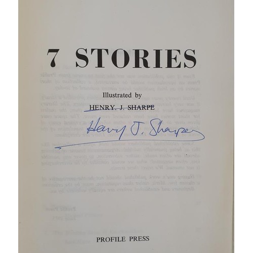 185 - Irish Authors/Poets: 7 Stories illustrated by Henry J Sharpe SIGNED, also signed by Finian O Maoilmh... 