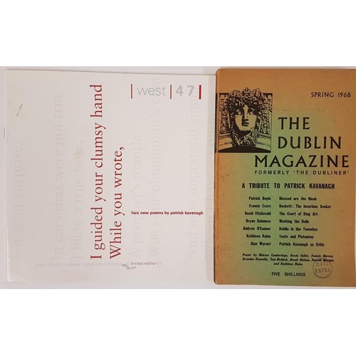 253 - Galway Literary Journal. Limited edit. 2001 containing 2 unpublished poems by Patrick Kavanagh : (1)... 