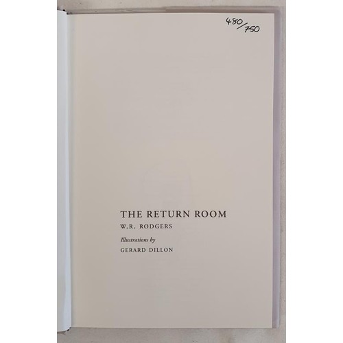 260 - The Return Room Rodgers, WR; Published by Blackstaff Press, 2010. 1st Ed. HB, DJ