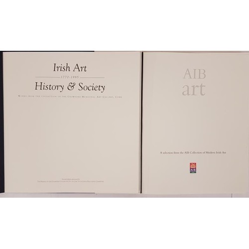 351 - AIB Art. 1995. Folio. Illustrated and Irish Art 1770-1995 -History and Society. Works from the colle... 