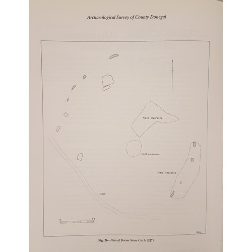 366 - Brian Lacy. Archaeological Survey of Co. Donegal. 1983. Quarto. Illustrated. Pictorial d.j.