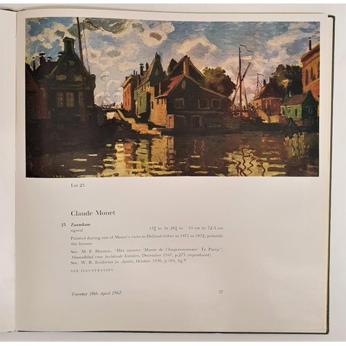 396 - Sotheby's catalogue of the Art collection of Somerset Maugham for sale by public auction 1oth April,... 