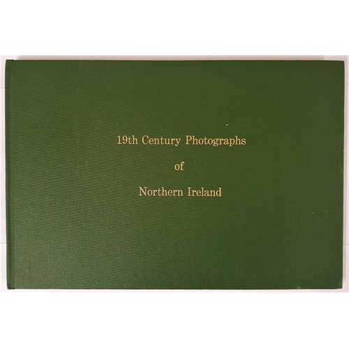 400 - A large oblong folio album of original 19th century Northern Ireland photographs with some rare topo... 