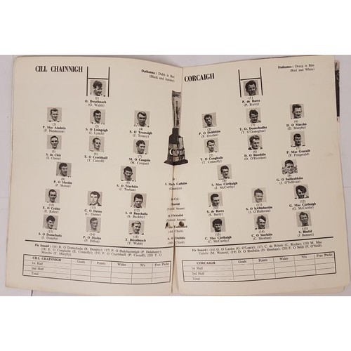 401 - G.A.A.: 1966 All Ireland Hurling Final between Kilkenny & Cork Match Programme. September 4th. P... 