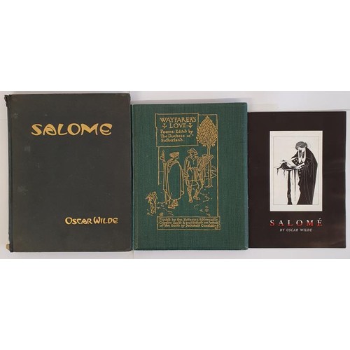 464 - Wilde, Oscar. Salome: A Tragedy in One Act. E. P. Dutton & Company, New York, 1927. Quarto. Blac... 